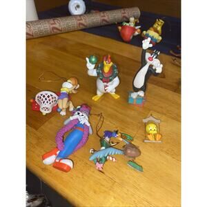 Lot Of 6 Warner Brothers Ornaments